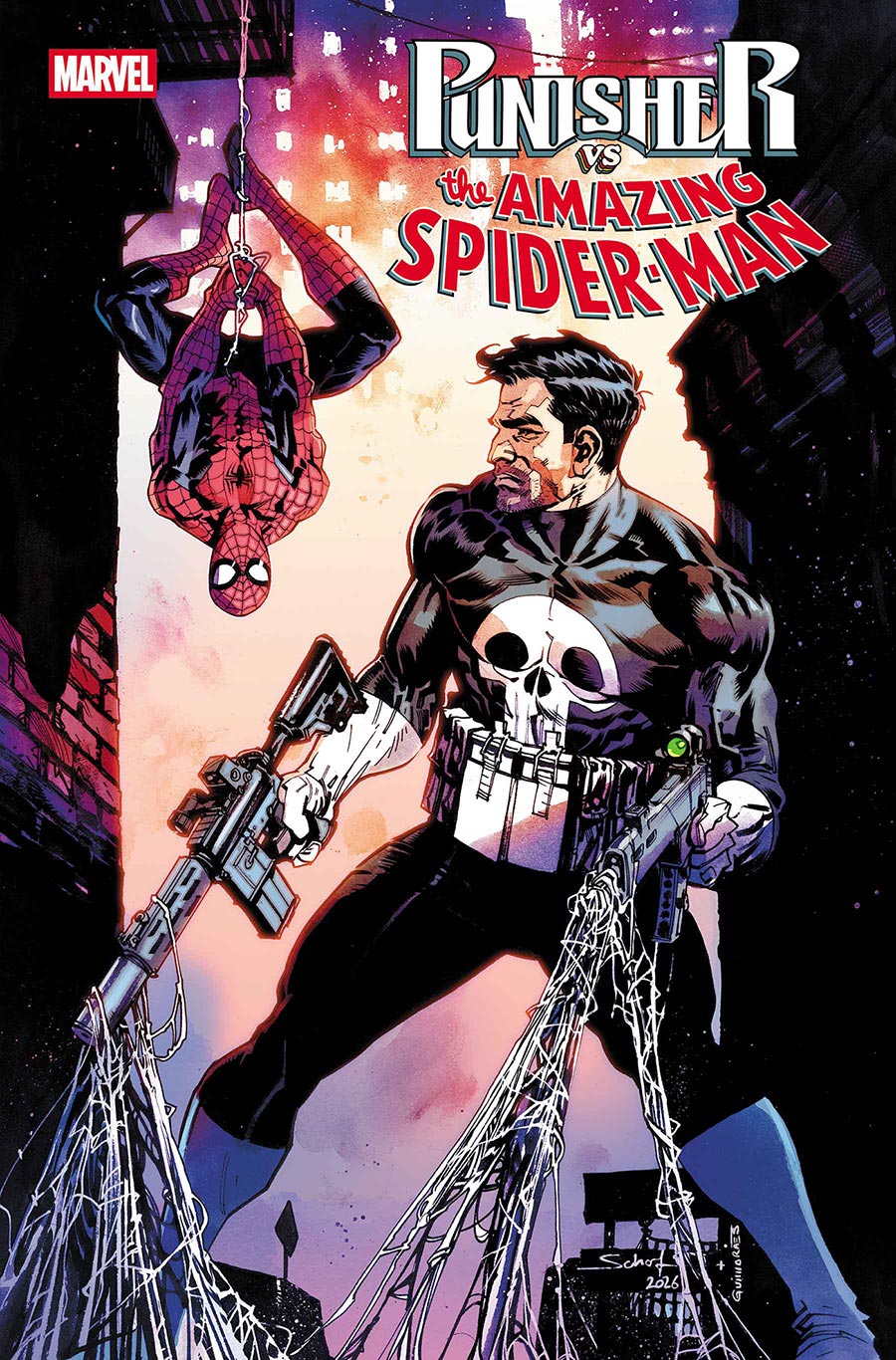 Punisher vs The Amazing Spider-Man #1 Cover A Regular Jonas Scharf Cover