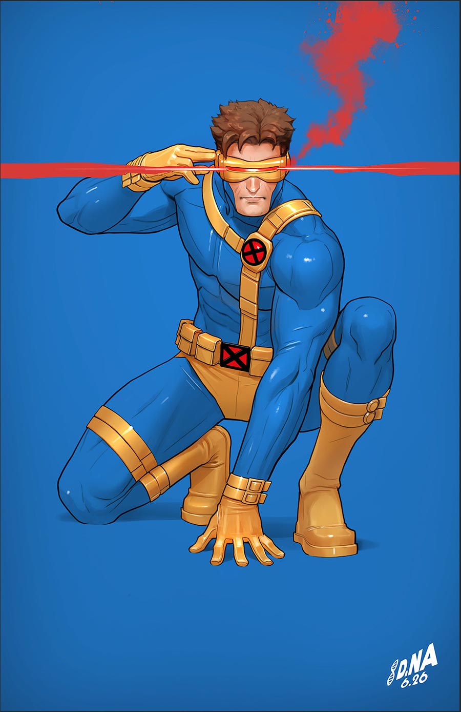 X-Men Vol 7 #33 Cover G Incentive David Nakayama Color Block Blue Virgin Cover