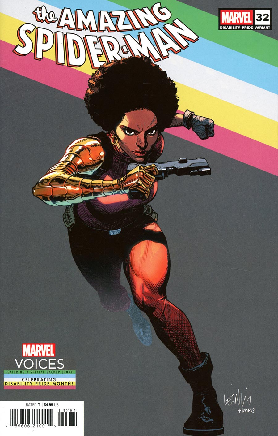 Amazing Spider-Man Vol 7 #32 Cover D Variant Leinil Francis Yu Disability Pride Month Cover (Disability Pride Month Tie-In)(#996)