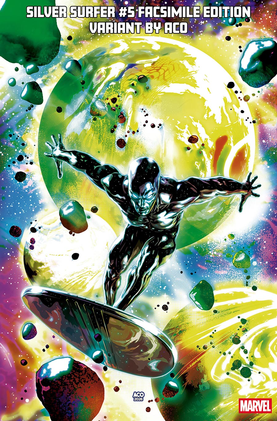 Silver Surfer Vol 1 #5 Cover D Facsimile Edition Incentive ACO Variant Cover