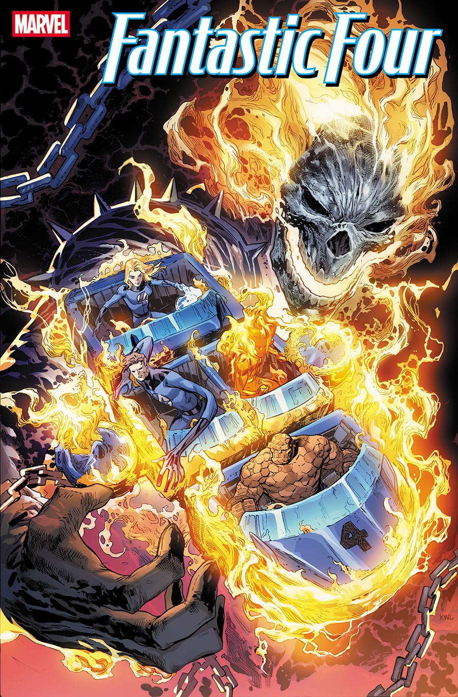 Fantastic Four Vol 8 #13 Cover E Incentive Ken Lashley Variant Cover