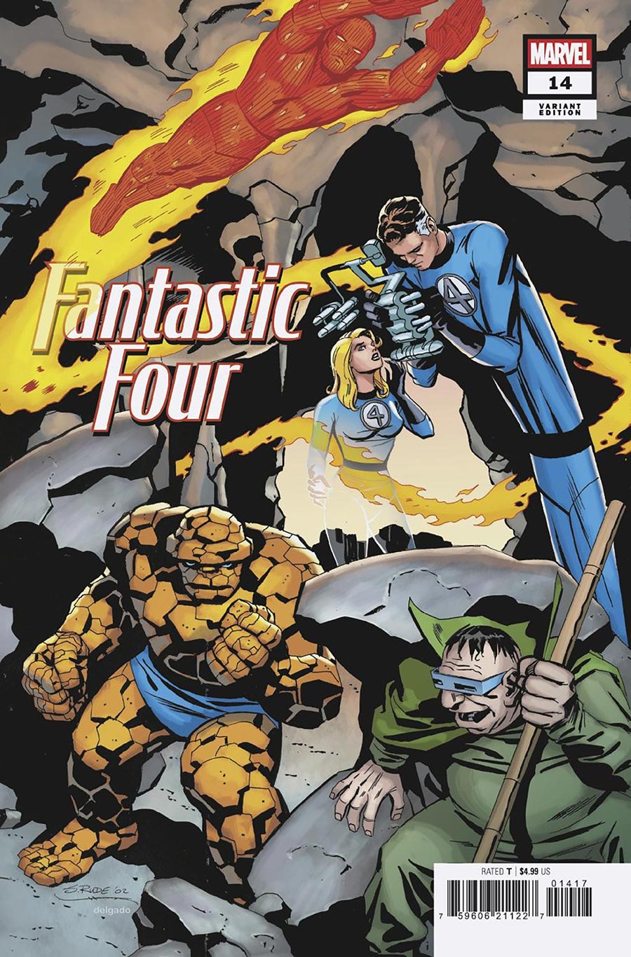 Fantastic Four Vol 8 #14 Cover E Incentive Steve Rude Variant Cover (Disability Pride Month Tie-In)