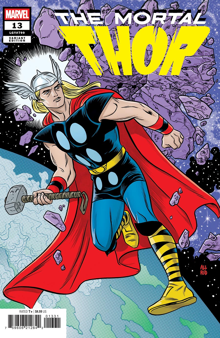 Mortal Thor #13 Cover D Variant Michael Allred Cover