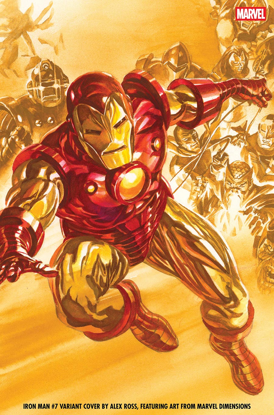 Iron Man Vol 8 #7 Cover B Variant Alex Ross Marvel Dimensions Cover