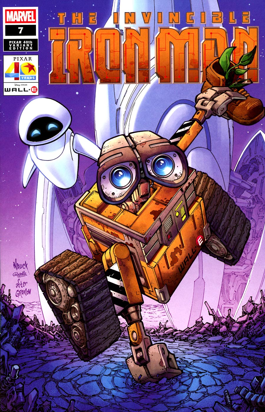 Iron Man Vol 8 #7 Cover D Variant Todd Nauck Pixar 40th Anniversary Cover
