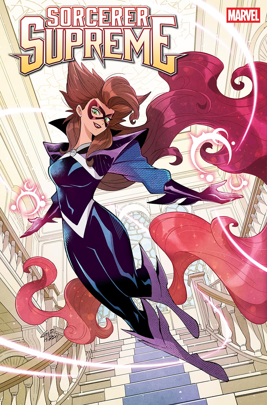 Sorcerer Supreme #8 Cover B Variant Gurihiru Hellfire Costume Swap Cover