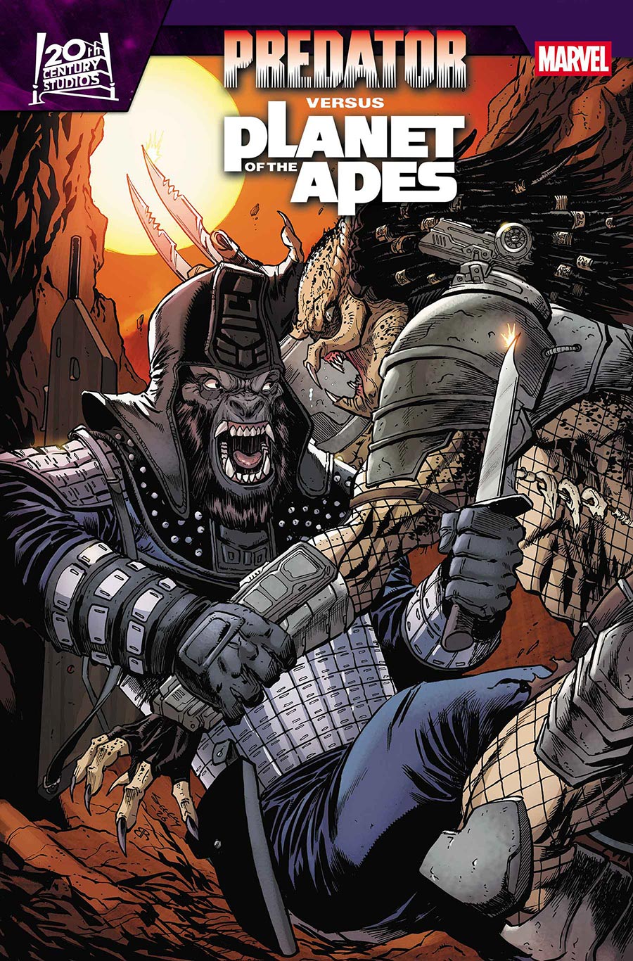 Predator Versus Planet Of The Apes #1 Cover C Variant Tim Seeley Cover
