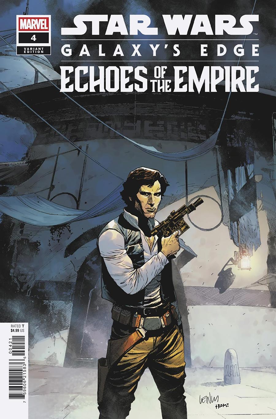 Star Wars Galaxys Edge Echoes Of The Empire #4 Cover B Variant Leinil Francis Yu Han Solo Cover