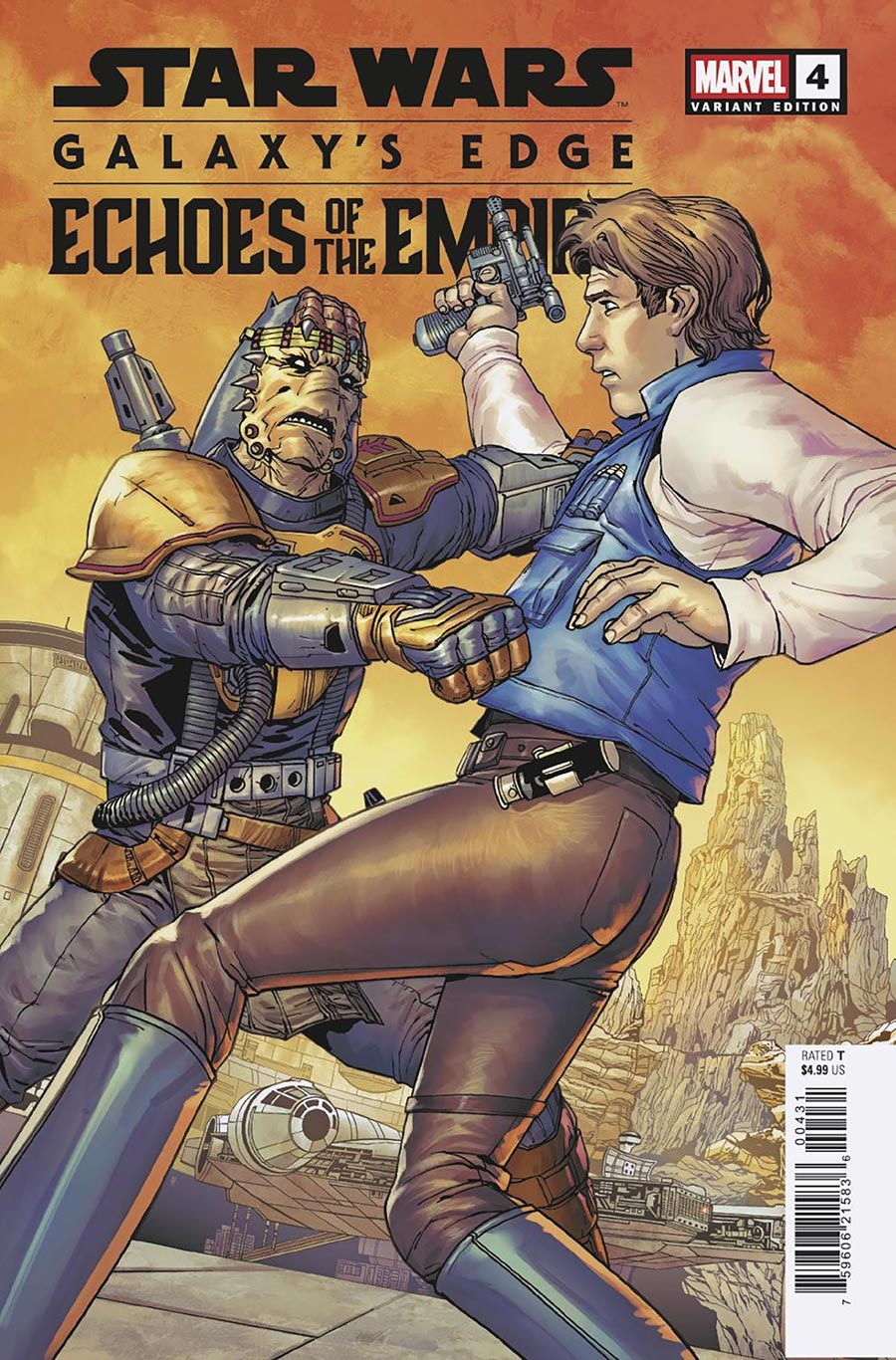 Star Wars Galaxys Edge Echoes Of The Empire #4 Cover C Variant Giuseppe Camuncoli Cover