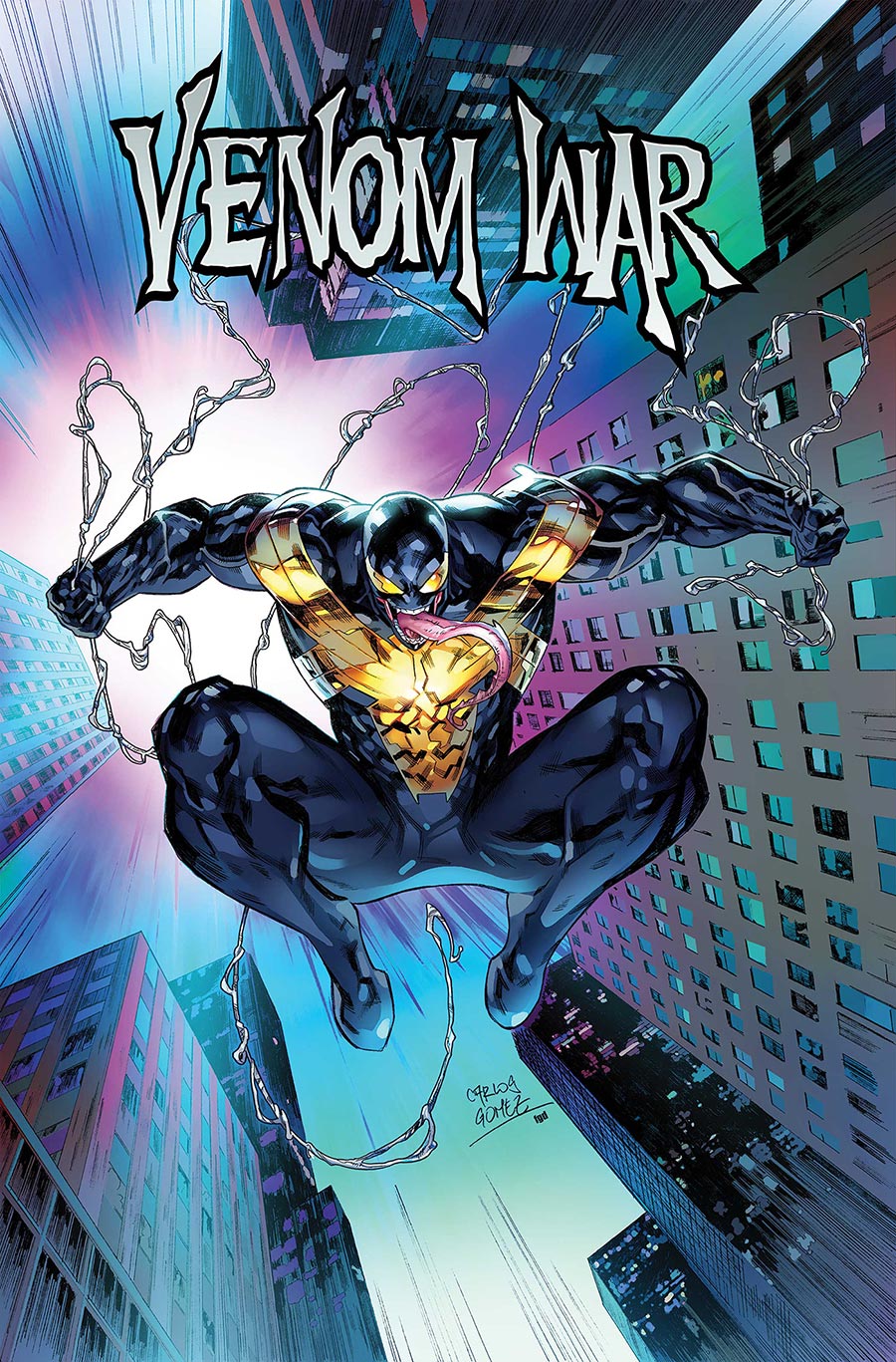 Venom War Omnibus HC Direct Market Carlos Gomez Variant Cover