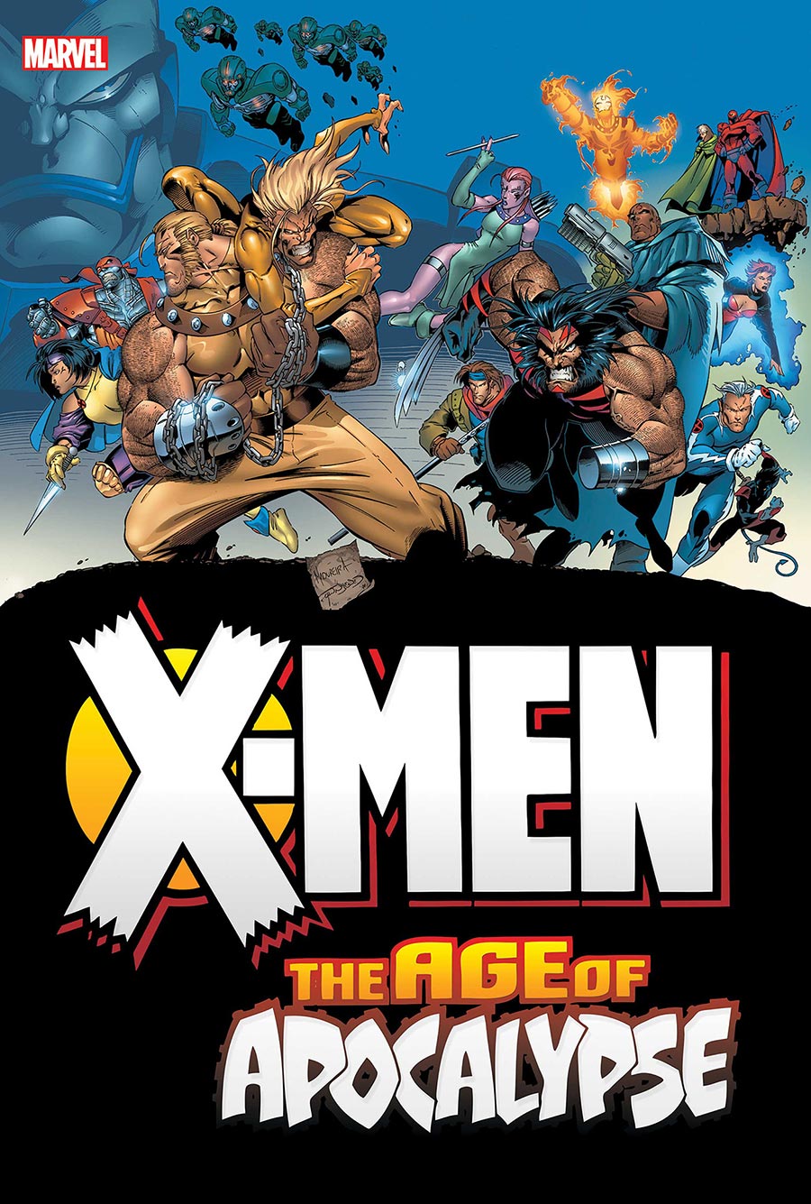X-Men Age Of Apocalypse Omnibus HC Direct Market Joe Madureira Variant Cover (2026 Printing)