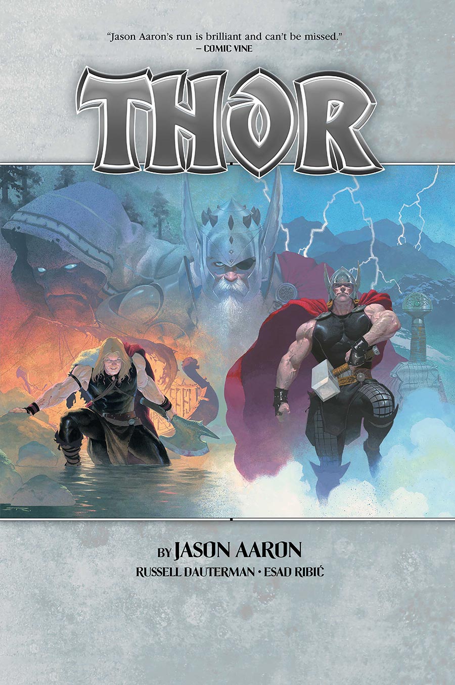 Thor By Jason Aaron Omnibus Vol 1 HC Book Market Esad Ribic Cover New Printing