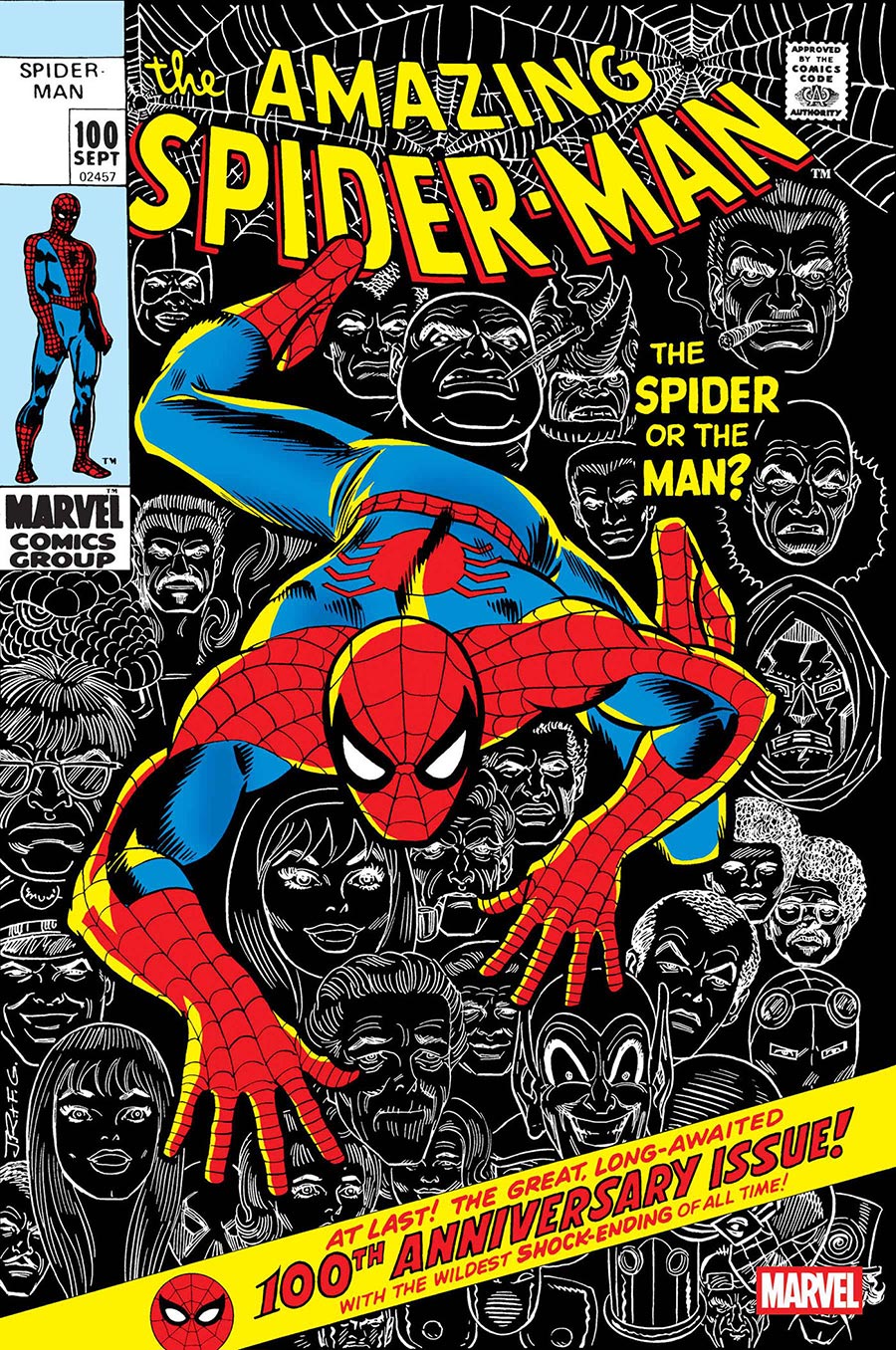 Amazing Spider-Man #100 Facsimile Edition Poster