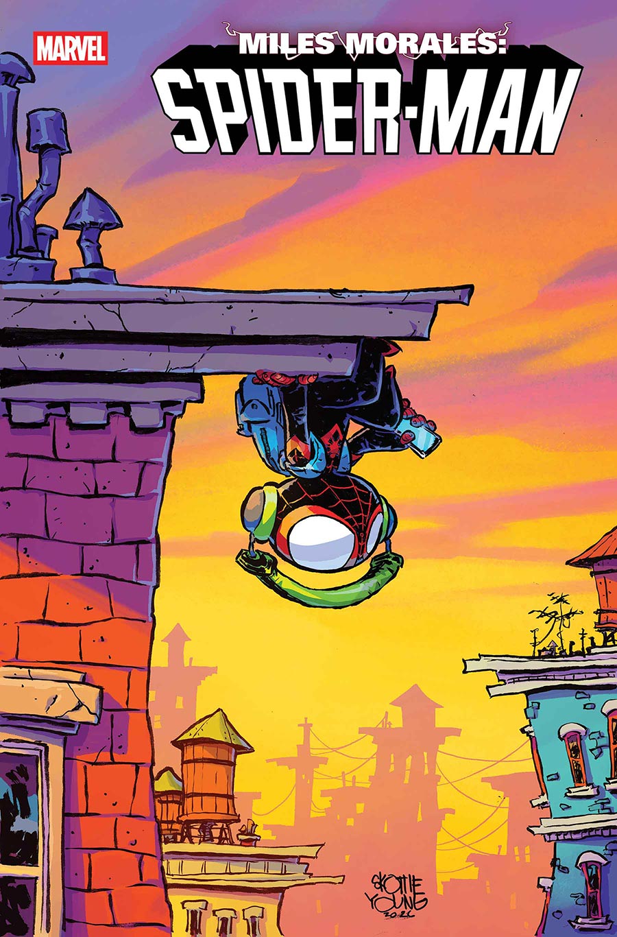 Miles Morales Spider-Man Vol 3 #1 Cover E Variant Skottie Young Cover
