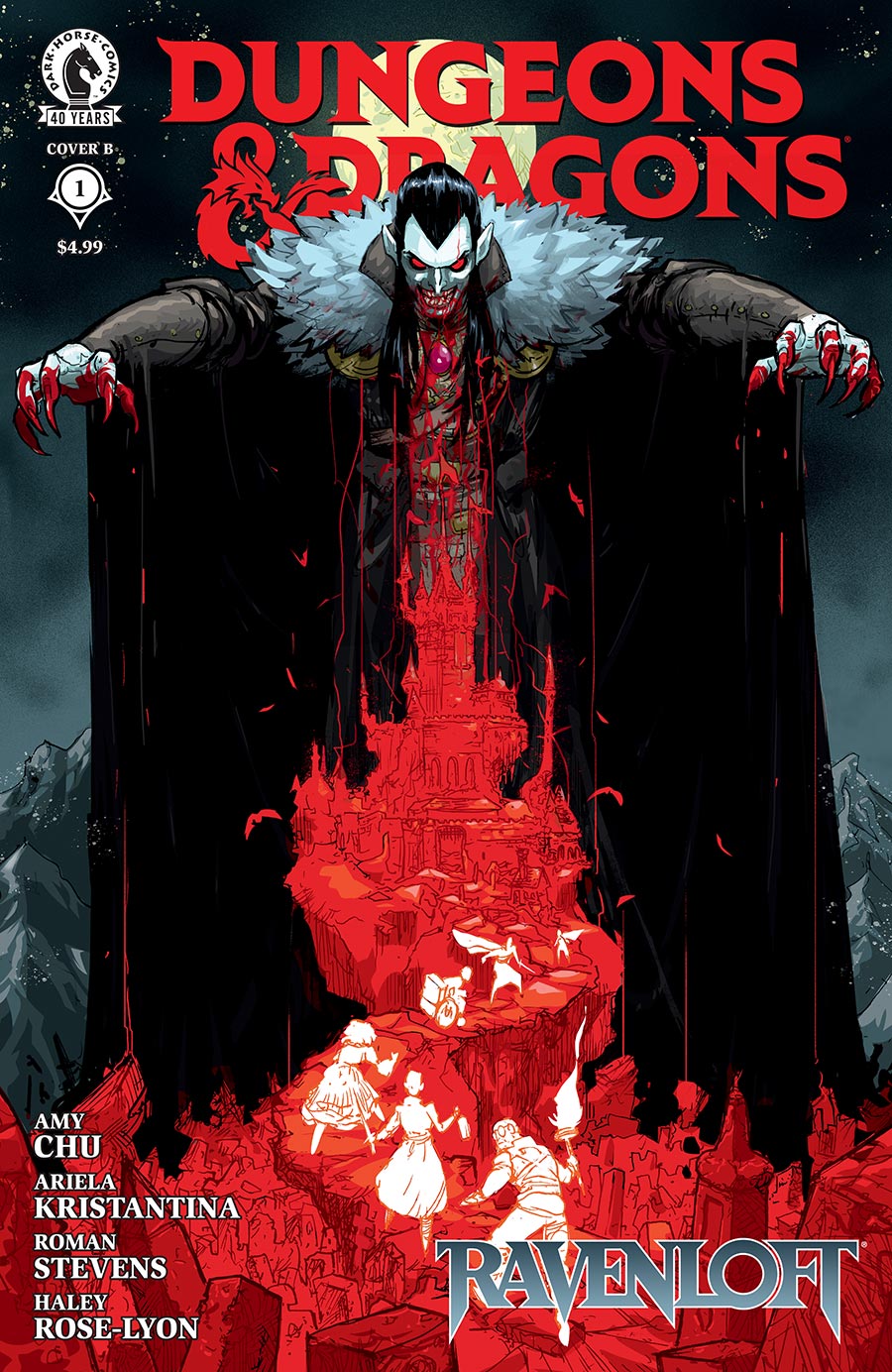 Dungeons & Dragons Ravenloft #1 Cover B Incentive Riley Rossmo Variant Cover