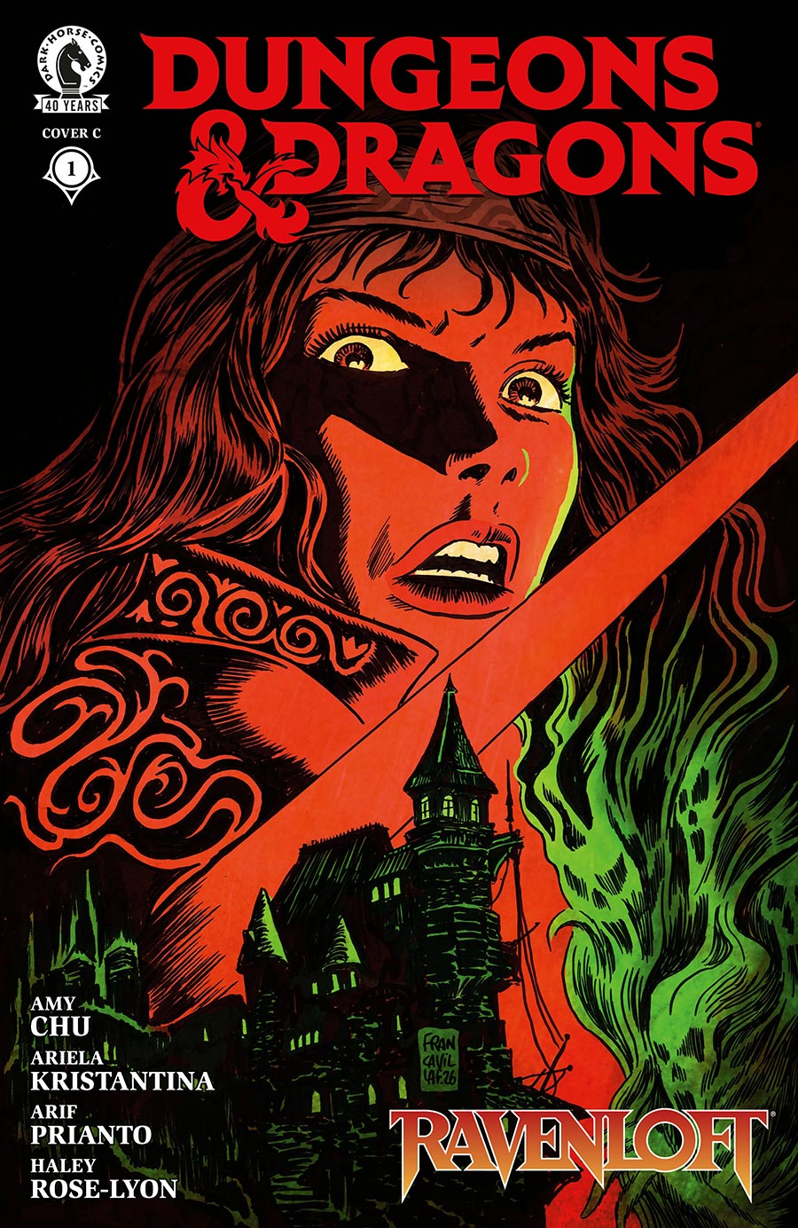 Dungeons & Dragons Ravenloft #1 Cover C Variant Francesco Francavilla Cover