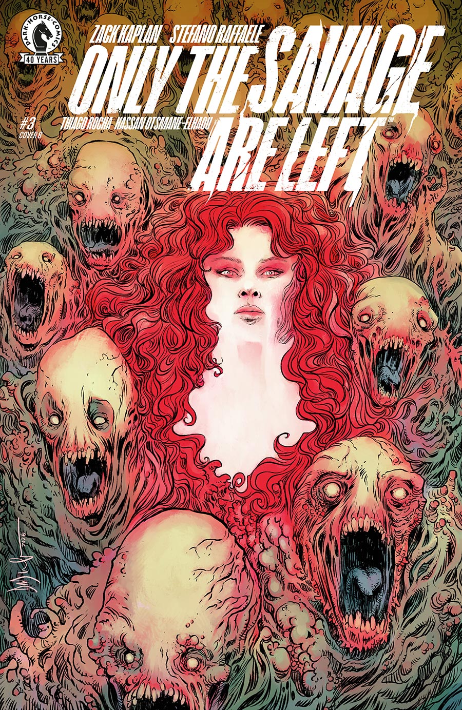 Only The Savage Are Left #3 Cover B Variant Dave Wachter Cover