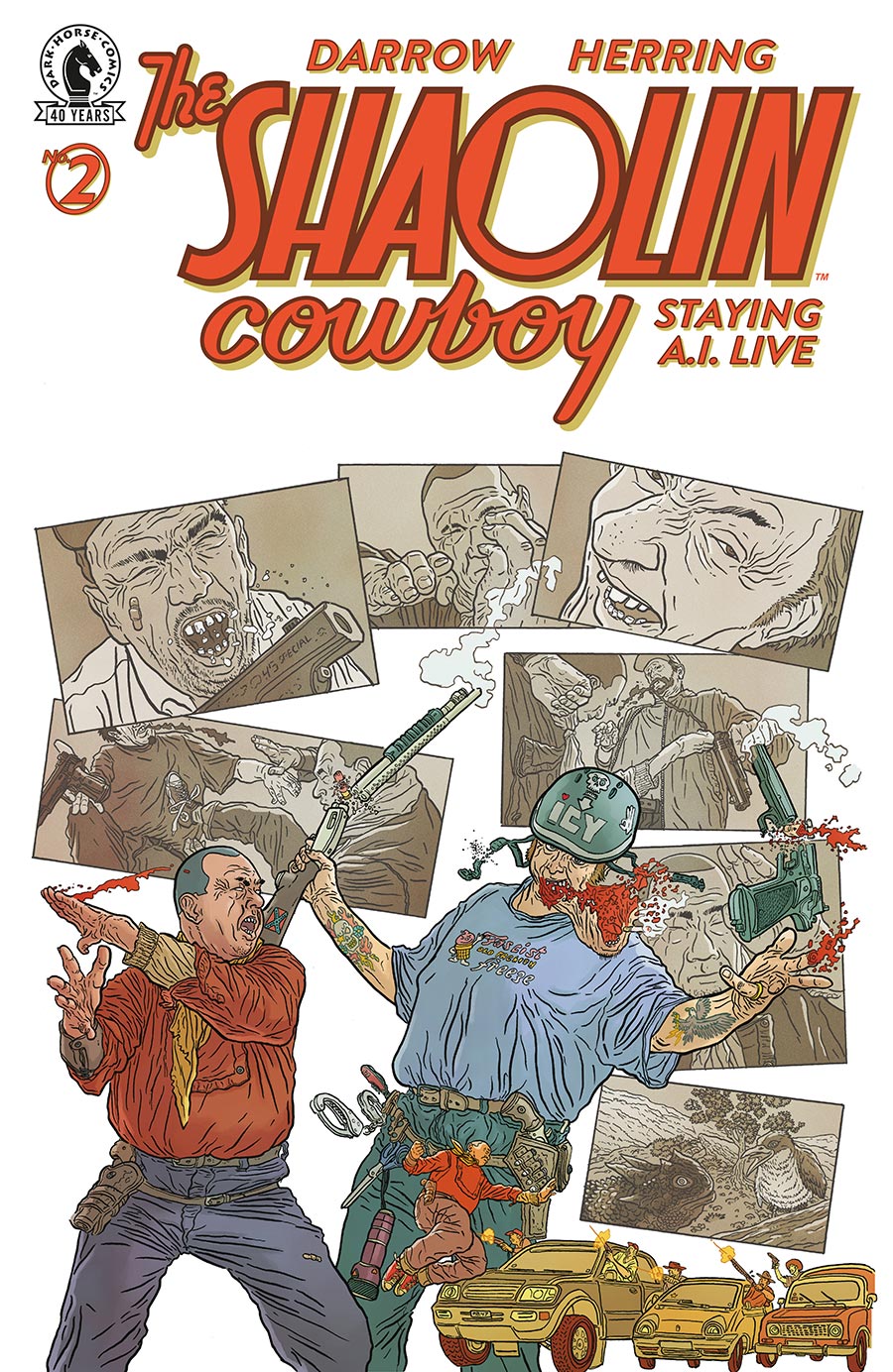 Shaolin Cowboy Staying A.I. Live #2 Cover A Regular Geof Darrow Cover