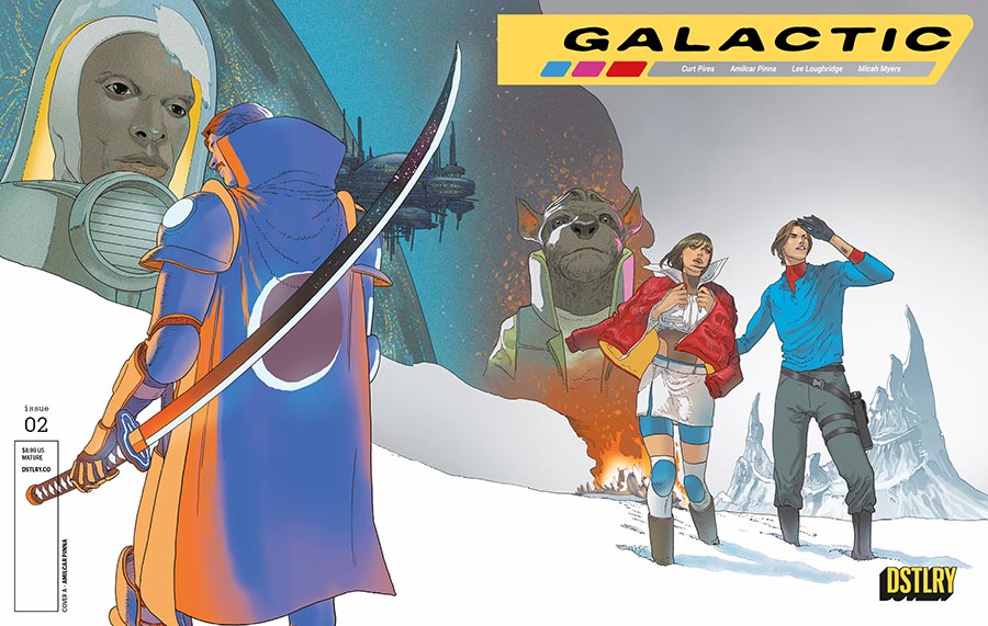 Galactic #2 Cover A Regular Amilcar Pinna Wraparound Cover