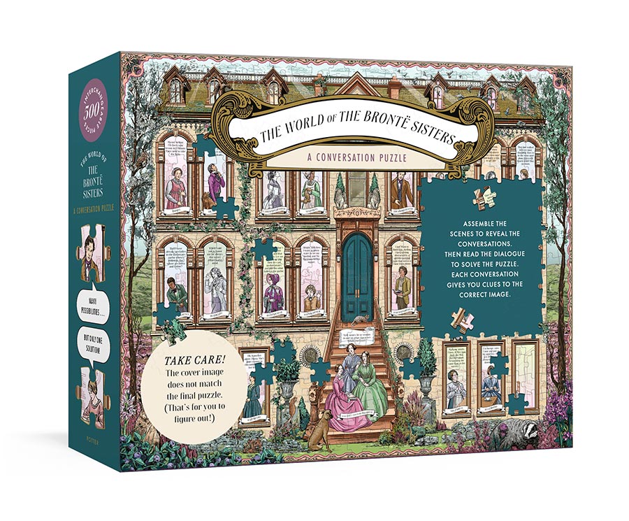 World Of The Bronte Sisters A Conversation Puzzle 500-Piece Puzzle A Jigsaw Puzzle For Adults