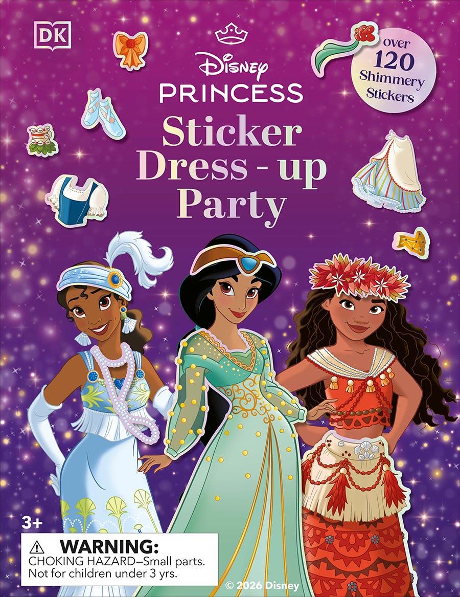 Disney Princess Sticker Dress-Up Party TP