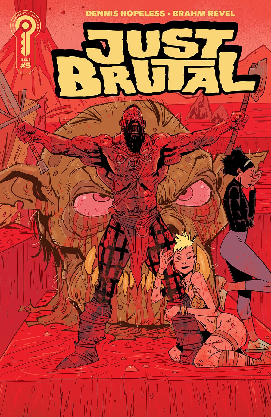 Just Brutal #5 Cover A Regular Brahm Revel Cover