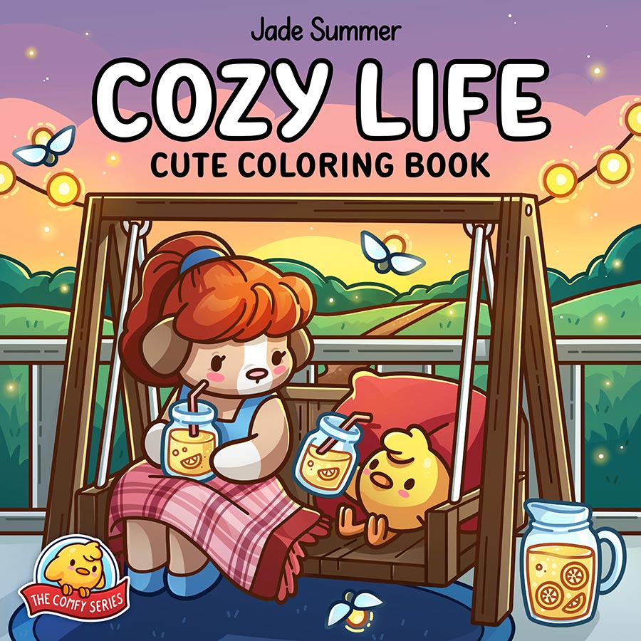Comfy Series Cozy Life Cute Coloring Book TP