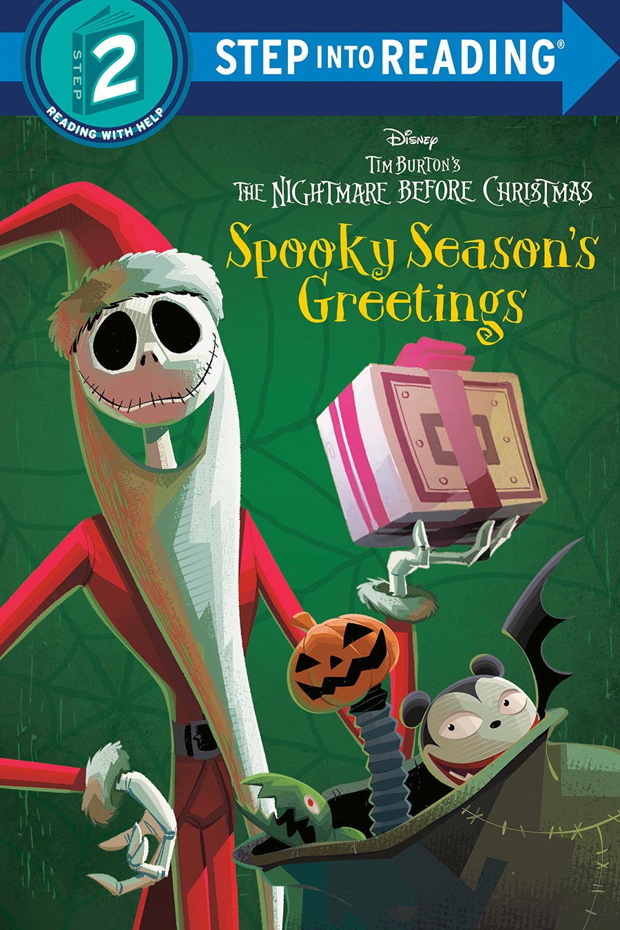 Step Into Reading Step 2 Disney Tim Burtons The Nightmare Before Christmas Spooky Seasons Greetings TP