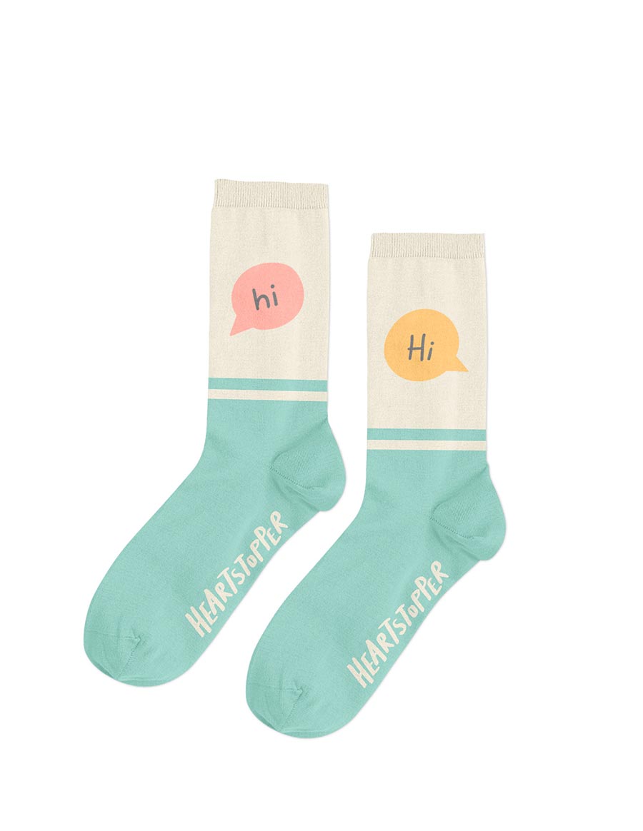 Heartstopper Boy Meets Boy Socks Small