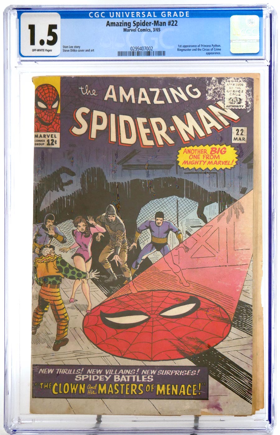 Amazing Spider-Man #22 Cover B CGC 1.5