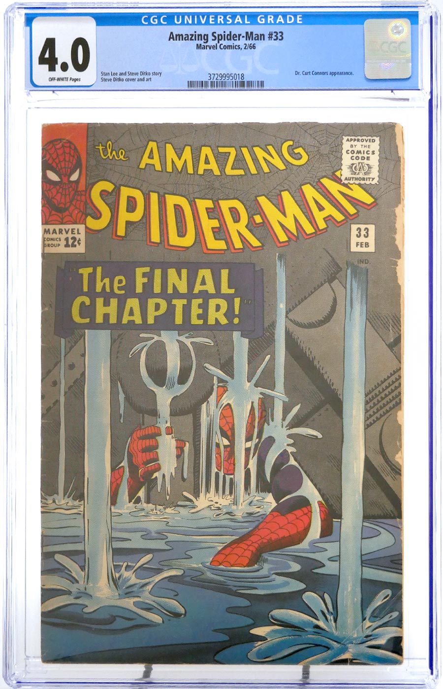 Amazing Spider-Man #33 Cover C CGC 4.0