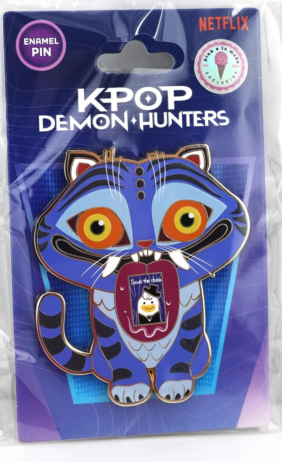 KPop Demon Hunters Enamel Pin - Derpy Tiger