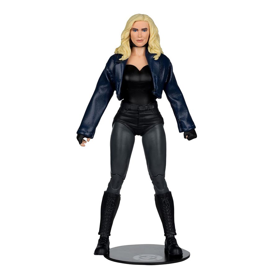 DC McFarlane Collector Edition Wave 14 Black Canary Platinum Edition 7-Inch Scale Action Figure
