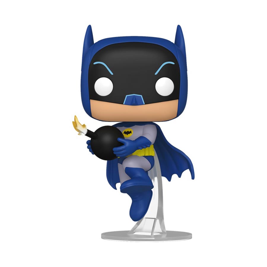 POP Heroes Batman 66 Batman With Bomb Vinyl Figure
