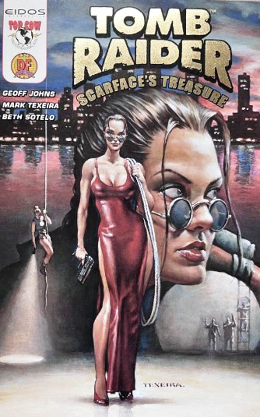 Tomb Raider Scarfaces Treasure (One Shot) #1 Cover D Gold Foil Variant Cover With COA