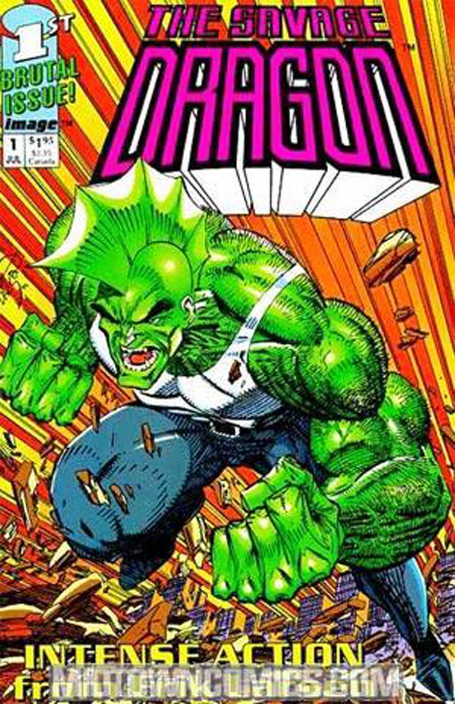 Savage Dragon #1 Cover E Signed By Erik Larsen With COA
