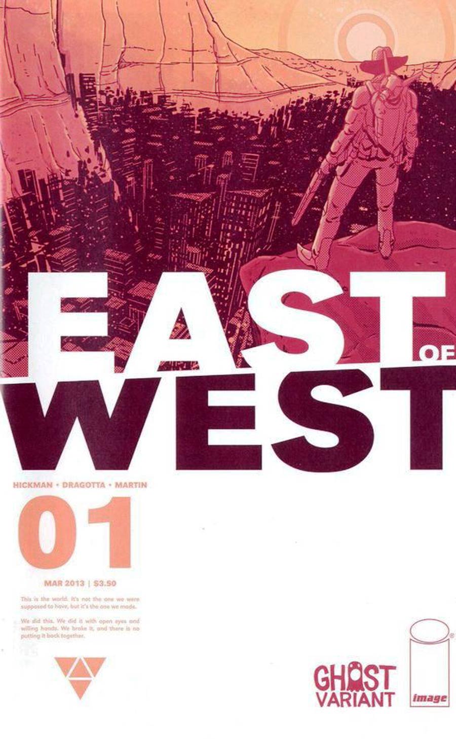 East Of West #1 Cover H Ghost Variant