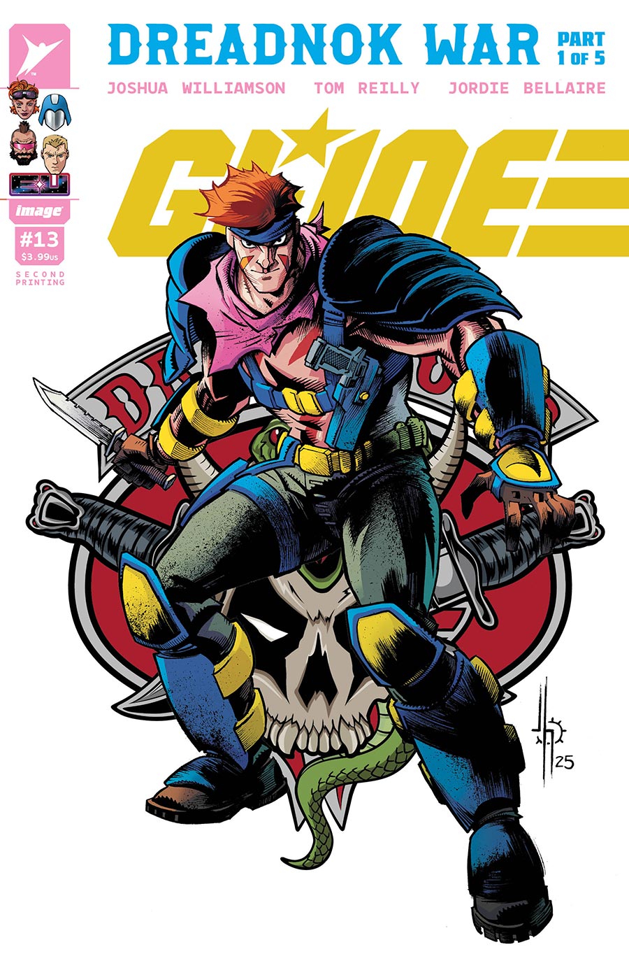 GI Joe Vol 10 #13 Cover K 2nd Ptg B Jason Howard Zandar Variant Cover