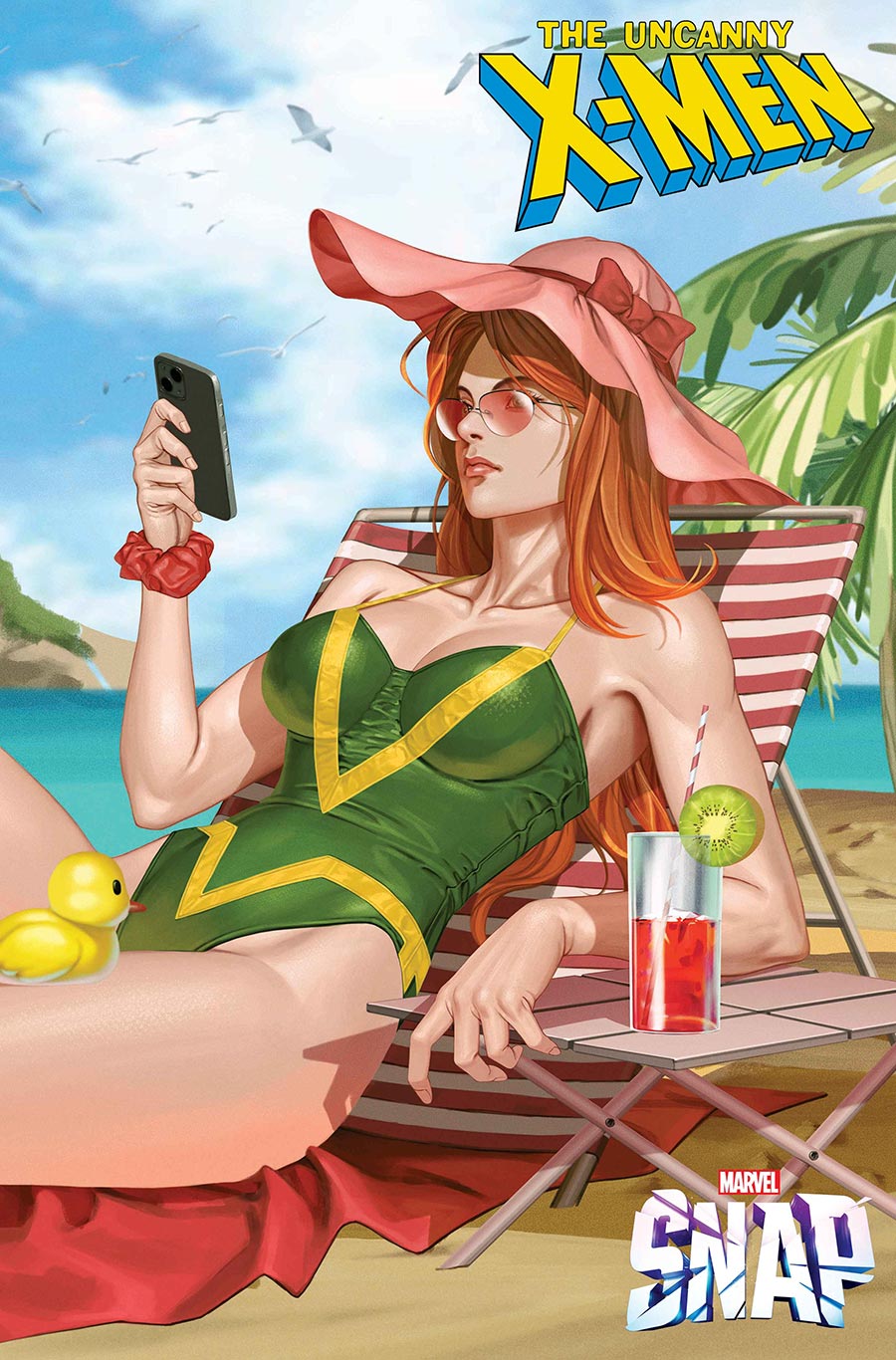 Uncanny X-Men Vol 6 #31 Cover D Variant Inhyuk Lee Marvel SNAP Swimsuit Cover (Disability Pride Month Tie-In)