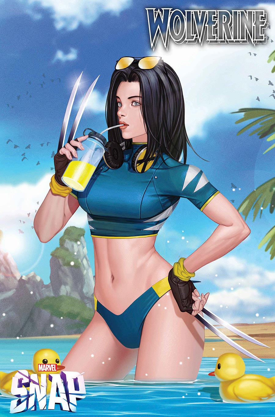 Wolverine Vol 8 #24 Cover D Variant Inhyuk Lee Marvel SNAP Swimsuit Cover (Disability Pride Month Tie-In)
