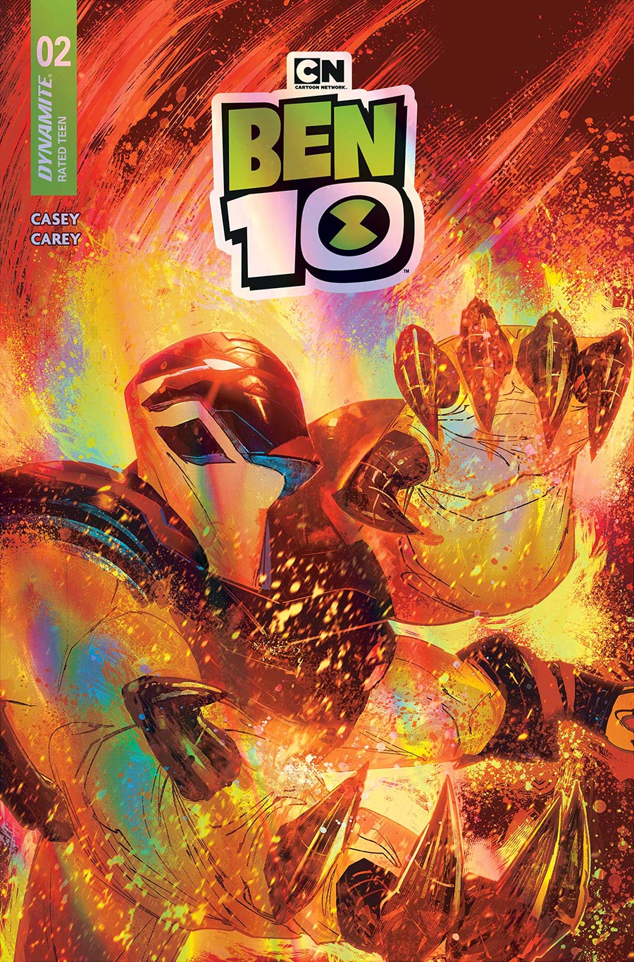 Ben 10 Vol 2 #2 Cover N Variant Robert Carey Foil Cover
