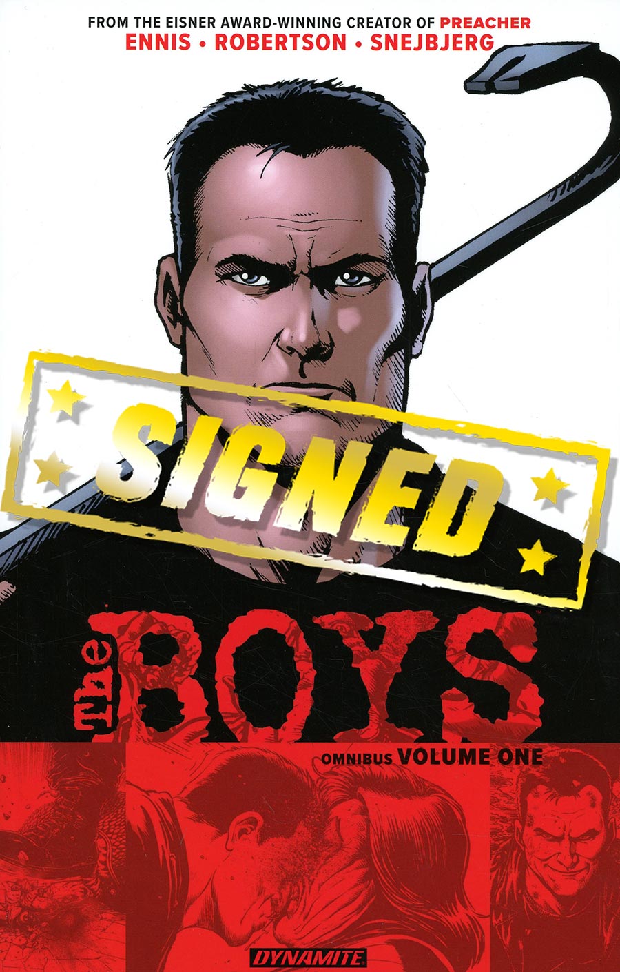 Boys 20th Anniversary Onmibus Vol 1 TP Signed By Garth Ennis & Darick Robertson