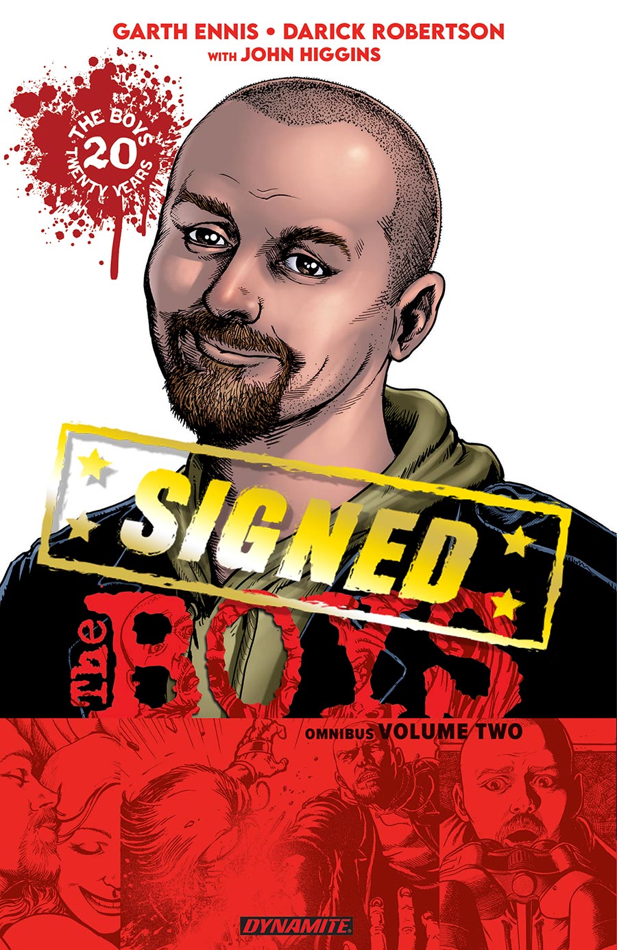Boys 20th Anniversary Onmibus Vol 2 TP Signed By Garth Ennis & Darick Robertson