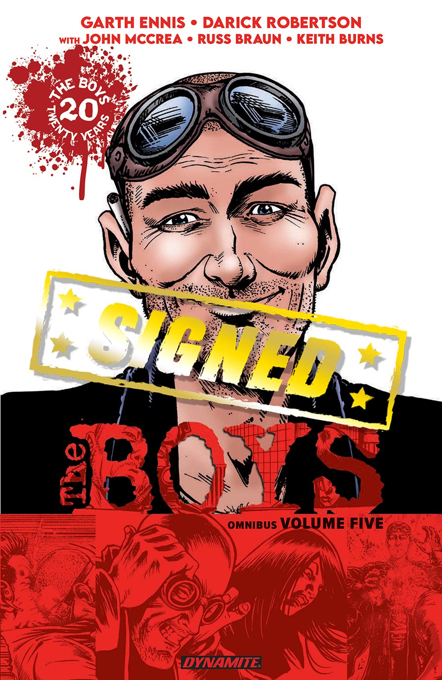 Boys 20th Anniversary Onmibus Vol 5 TP Signed By Garth Ennis & Darick Robertson