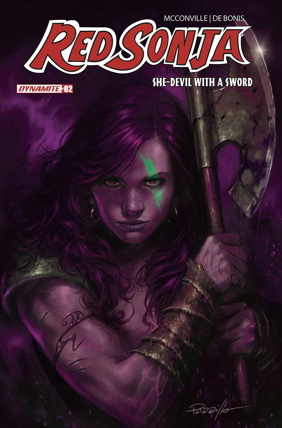 Red Sonja She-Devil With A Sword #2 Cover M Variant Lucio Parrillo Ultraviolet Cover