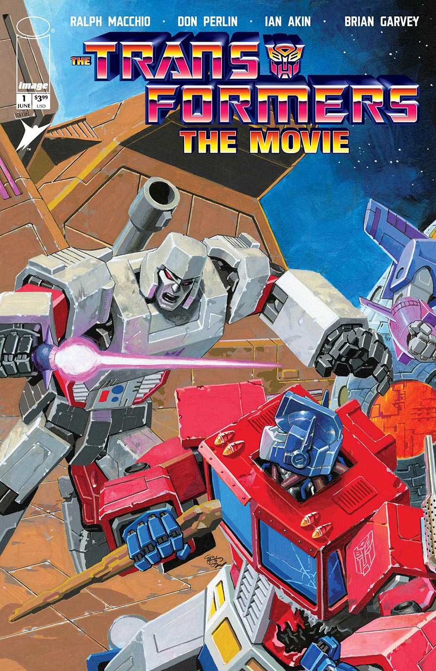 Transformers The Movie 40th Anniversary Edition #1 Cover C Incentive EJ Su Connecting Variant Cover