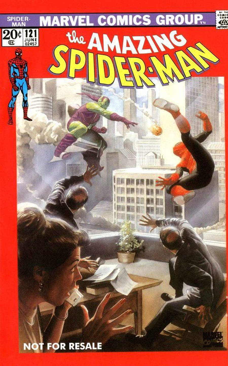 Amazing Spider-Man #121 Cover D Marvel Legends Toy Reprint