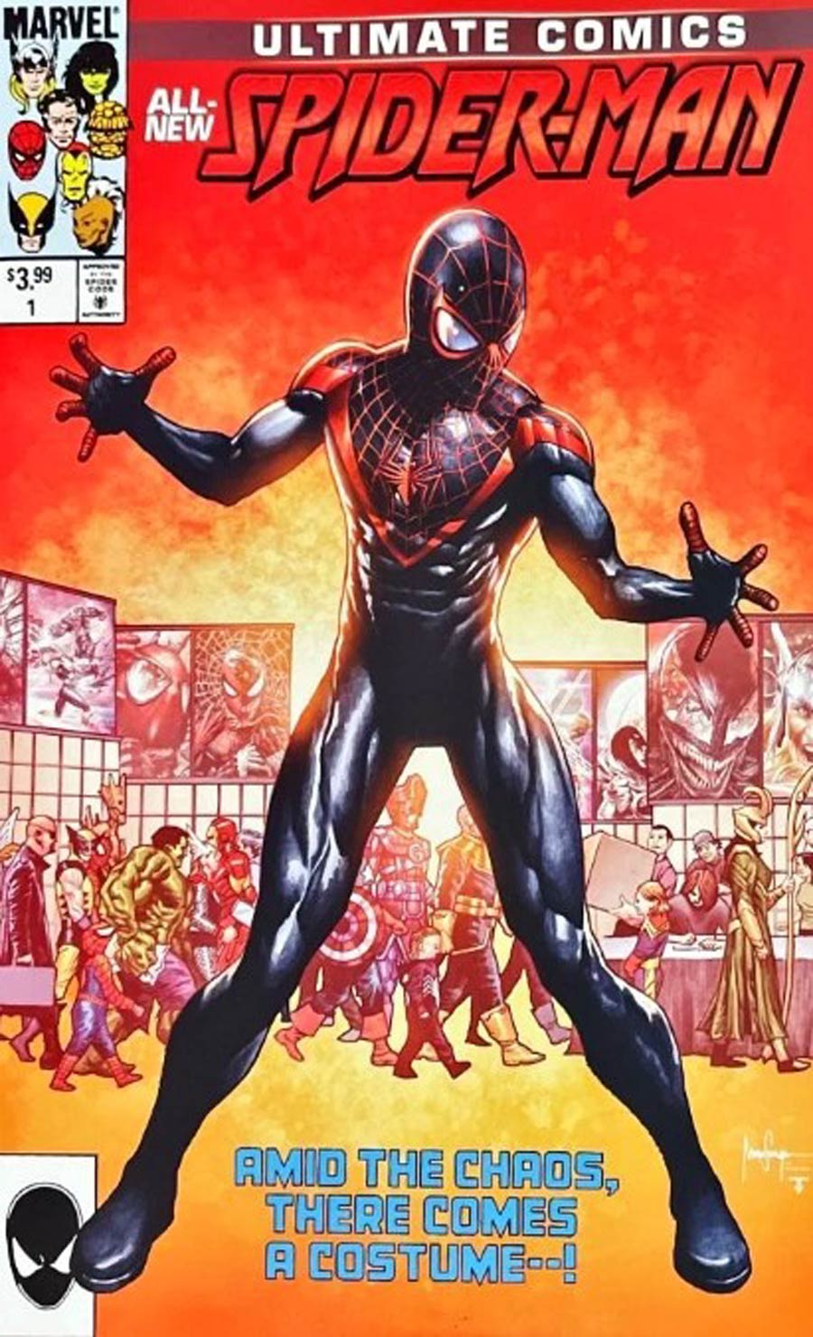 Ultimate Comics Spider-Man Vol 2 #1 Cover J Facsimile Edition Secret Wars Homage Cover