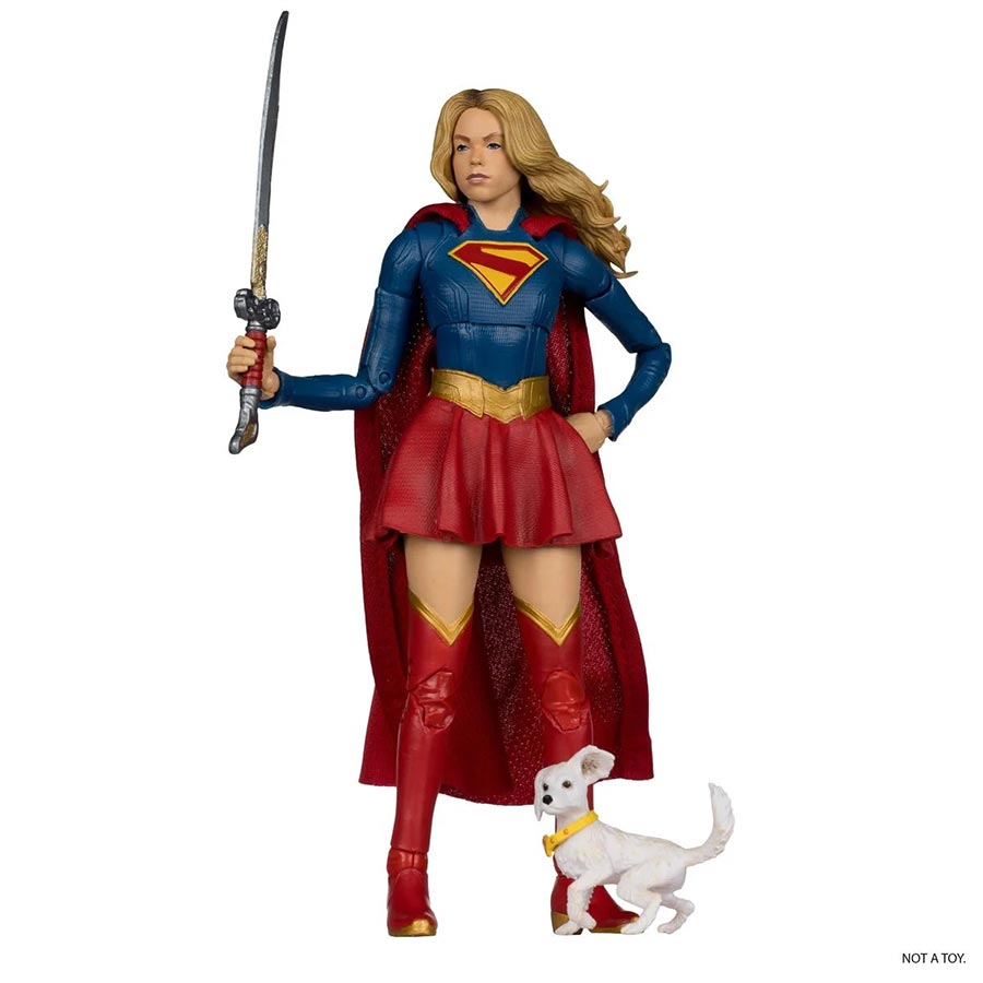 DC Theatrical Deluxe Supergirl Movie 2026 Supergirl And Baby Krypto 7-Inch Action Figure