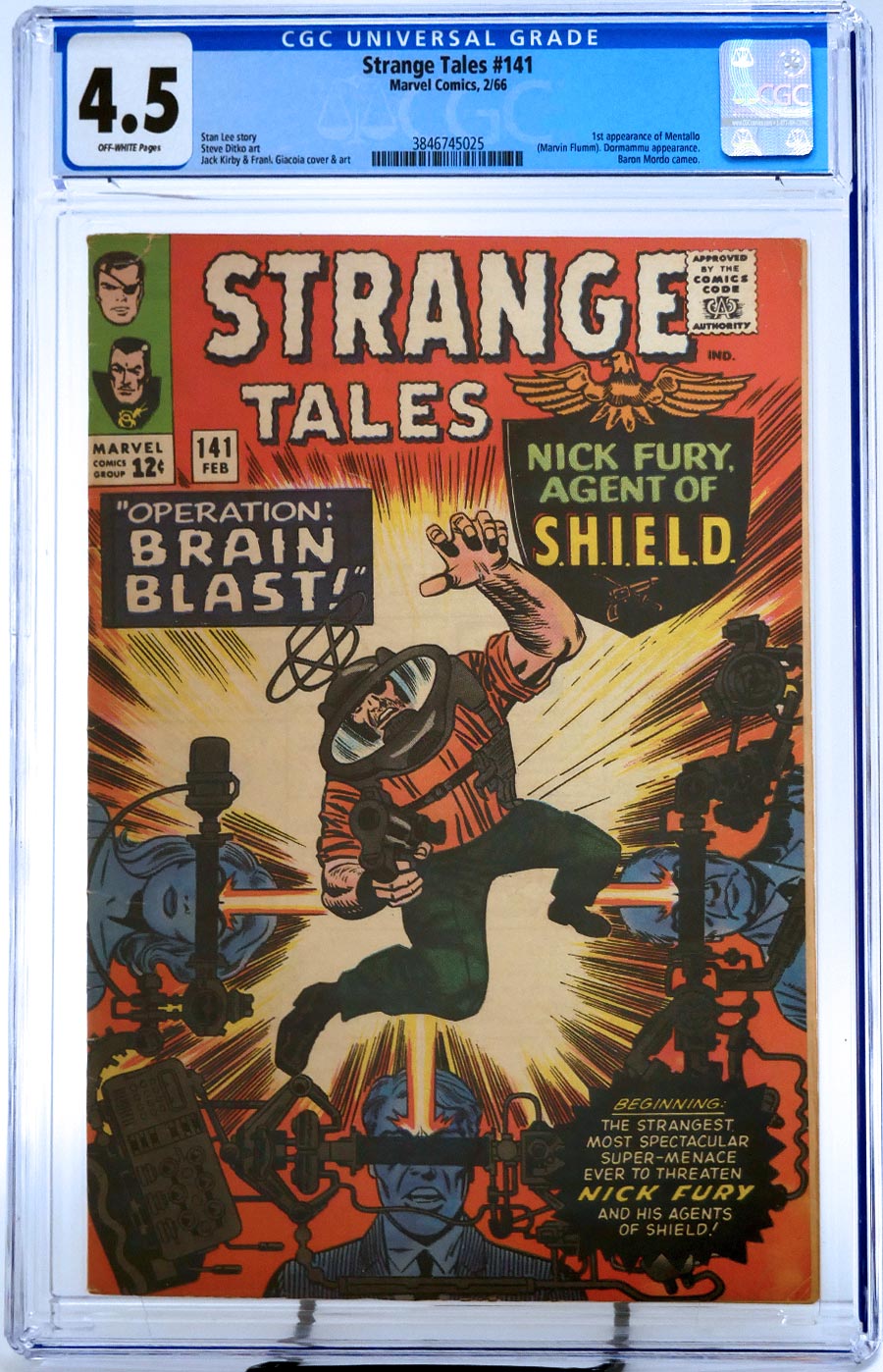 Strange Tales #141 Cover B CGC 4.5